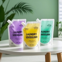 Sac d'emballage de recharge de savon liquide 1L 3L imprimé personnalisé paquet de doy pour Gel douche détergent à vaisselle détergent à lessive soins de la peau