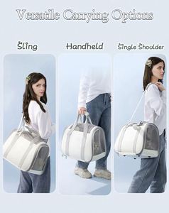 Échantillon Gratuit : Sac de Transport Souple pour Animaux de Compagnie, Approuvé par les Compagnies Aériennes, pour Chiens de Petite Taille, Chiots, Chats de Taille Moyenne et Chats de Petite Taille - Product Image 5