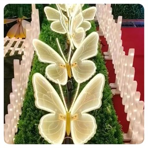 <span class=keywords><strong>Luces</strong></span> Decorativas <span class=keywords><strong>Navideñas</strong></span> 3D, Mariposas con Movimiento, Iluminación Escénica para Jardín, Alas Dinámicas, <span class=keywords><strong>Luces</strong></span> <span class=keywords><strong>LED</strong></span> de Mariposa - Product Image 6