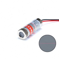 Module laser rouge 650 nm 5 mW, point, ligne, croix, tête laser réglable, tube, 5 V, qualité industrielle