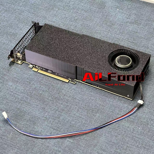 Fan cooling Radeon VII 32GB Graphic Card Mi50 4096bit 8+8pin MI50 GPU for Servers PC Radeon VII Mi50 Graphics Cards