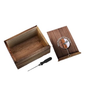 Wooden Pet <b>Urn</b> Rectangle Custom Made Durable Memorial Cremation Box For <b>Cat</b> Dog - Product Image 1