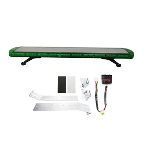 XK88W Hijau Super Terang LED Emergency Light Bar Peringatan LED Berkedip Lampu