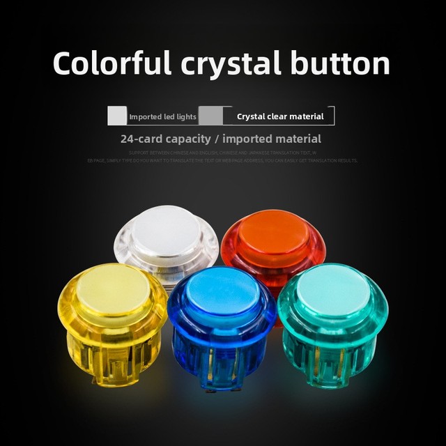 DILEXION DI-456 Coin Return Button 30MM Multi Color Metal Arcade Game Kit