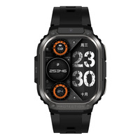 Reloj Inteligente DM63 de 2.13 Pulgadas con NFC, Contraseña, Pantalla AMOLED de 1000 mAh, IP67, Cuadrado, Sistema Operativo Android, Compatible con Tarjeta SIM 4G para Registro Deportivo