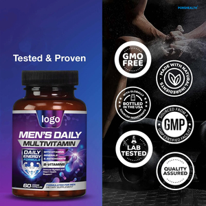 Erkekler İçin Günlük Multivitamin Takviyesi - Enerji, Stres Dengesi, Hormon Sağlığı, Antioksidan ve Bağışıklık Desteği Sağlar |   Özel Formül - Product Image 4