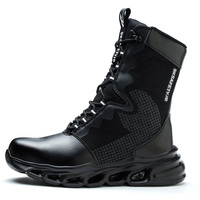 Chaussures de sécurité légères de haute qualité Bottes tactiques Bout en acier