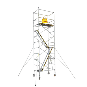 Échafaudages légers de tour mobile de H-Frame Design industriel fortement stable pour des échafaudages en aluminium de construction de bâtiments - Product Image 3