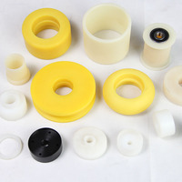 Roue à rouleaux en nylon de 80 mm (différentes tailles) avec roulement, roue de guidage, roue de renvoi à courroie plate, roue en nylon usinée avec roulement