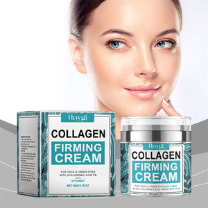 Collagen Firming Cream Moisturizing Smoothing Peeling Fine Lines Fading Anti Aging Elasticity Firming Cream for the <b>Face</b> - Product Image 1