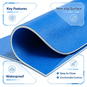 Surface personnalisable, couleur professionnelle, durable, antidérapante, résistante aux UV, <span class=keywords><strong>synthétique</strong></span>, écologique, PVC acrylique haute densité pour extérieur - Product Image 6