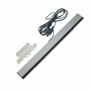 Barre de <span class=keywords><strong>capteur</strong></span>/récepteur de signal infrarouge filaire en plastique gris argenté de haute qualité pour capteurs de mouvement de télécommande <span class=keywords><strong>Wii</strong></span> – Direct Usine - Product Image 4