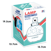 Samtoy Elk Starry Sky Projection Light Branché Musique Spinning Style Bébé Led Rotation Étoile Lune Projecteur Lampe
