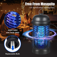 Hotselling 4500V Hoge Spannings Insectenverjager 365nm UV Licht Binnen/Buiten Ecologisch USB Aangedreven 50-100m Elektrische Muggenvanger