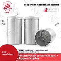 250ml métal aluminium peut de qualité alimentaire enduit intérieur pour thé soins de santé produits et pilules emballage de bouteille vide