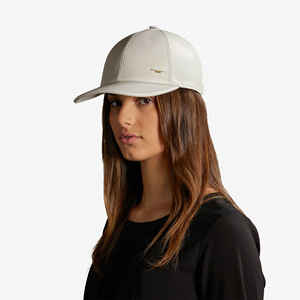 หมวกเบสบอลหนังคุณภาพสูงพร้อมโลโก้ Carlo Forti ด้านข้าง - ชุดกีฬาอเมริกันกลายเป็นอุปกรณ์เสริมที่มีสไตล์ - Product Image 6