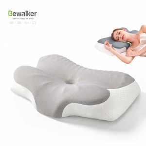 Almohada Ortopédica Moderna para Dormir, con Forma de Mariposa, para Dormir de Lado, Anti-Ronquidos, <span class=keywords><strong>Cervical</strong></span>, de Espuma Viscoelástica - Product Image 1