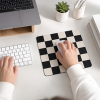 Tapis de souris en caoutchouc vierge personnalisé de haute qualité pour sublimation, idéal pour le bureau et le gaming