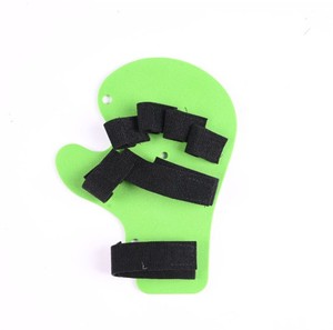 Accident vasculaire cérébral hémiplégie blessure récupération soutien main poignet orthèse jaune doigt orthèse conseil paume fixe attelle doigt <span class=keywords><strong>fracture</strong></span> attelle - Product Image 4