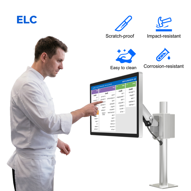 24-inch Factory Direct-shipment Drop-proof, Oil-proof, and Waterproof Digital Signage Kitchen Menu Display