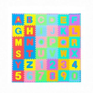 Tapis de jeu en mousse EVA pour bébé, puzzle éducatif, doux, pour le sol, avec lettres et chiffres - Product Image 3