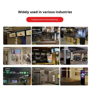 จอแสดงผลโฆษณาแบบตั้งพื้นระบบสัมผัส ขนาด 65/75/85 นิ้ว สำหรับการส่งเสริมธุรกิจ แบบออลอินวัน - Product Image 4