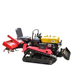 Farm <b>Cultivator</b> Rotary Tiller 35 Hp Gasoline Engine Red Color Multifunctional For Vegetable Farming - Product Image 1