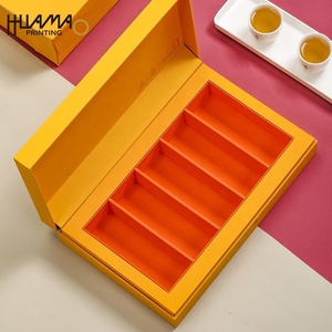 Caja de Regalo de Té de Lujo Personalizada, Caja de Embalaje de Cartón Rígido para Bolsitas de Té con Inserto para 20/30 Sobres de Té - Product Image 3