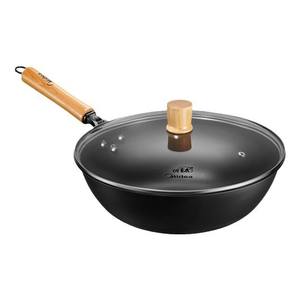 Wok Midea de 30 cm con revestimiento de titanio antiadherente para cocinas de gas e inducción - Product Image 2