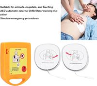Appareil de formation AED miniature portable KyrenMed avec électrodes d'entraînement, défibrillateur externe automatique AED
