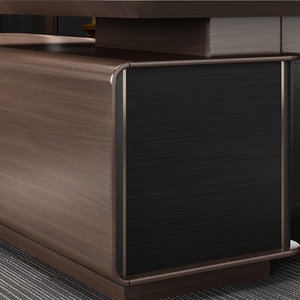 2020 New Design Luxury Modern Wood Executive Home Office Table Furniture Desks Executive Office Desk - Product Image 5