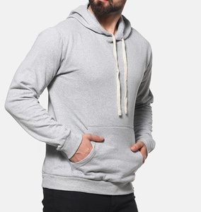 Sudadera con capucha con estampado de invierno XS para hombre con logotipo personalizado OEM, forro polar con cremallera de secado rápido y teñido liso - Product Image 6