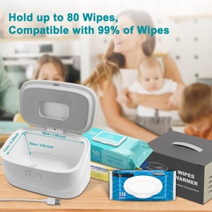 Calentador de Toallitas Húmedas de Gran Capacidad con 3 Modos de Temperatura y Luz Nocturna de 3 Niveles, Dispositivo Eléctrico Pequeño para el Hogar - Product Image 3