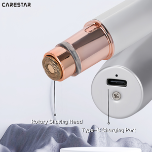 Épilateur électrique portable pour femmes avec 150 minutes d'autonomie, coque métallique et éclairage LED, tondeuse corporelle, rasoir pour femmes - Product Image 3