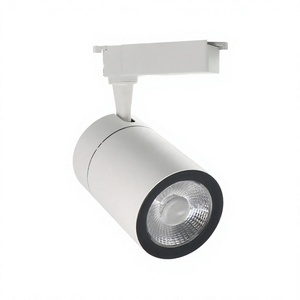 Projecteur LED COB sur rail 10W 20W en aluminium, lampe de plafond 3500K, spots sur rail 220V pour exposition d'art, magasin de vêtements - Product Image 2