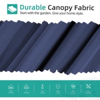 Parasol suspendu étanche en fer forgé pour jardin, terrasse, restaurant, protection solaire extérieure – Fournisseur direct usine