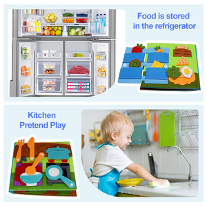 <span class=keywords><strong>Livre</strong></span> sensoriel Montessori en feutre pour garçons, <span class=keywords><strong>livre</strong></span> d'activités éducatives précoces, jouets de motricité fine pour développer les compétences de vie, jouet d'apprentissage préscolaire et de voyage - Product Image 3