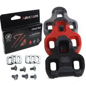 BUCKLOS Tacchette per Pedali Bici Bestseller, Adatte per Tacchette Bici con Angolo di Flottazione 0/4.5/9 Gradi, Tacchette per <span class=keywords><strong>Scarpe</strong></span> da <span class=keywords><strong>Ciclismo</strong></span> su <span class=keywords><strong>Strada</strong></span> - Product Image 1