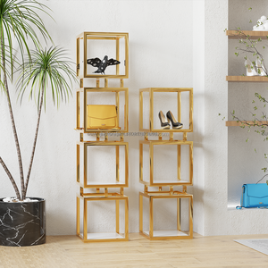 कपड़े की दुकान के लिए खजांची काउंटर फैशन कपड़े प्रदर्शन प्रदर्शनी स्टैंड बच्चे परिधान रैक प्रदर्शन लक्जरी अलमारियों - Product Image 6