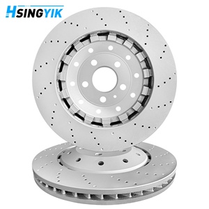 Kit de disques de frein avant pour système de freinage, accessoires, HT250/haute teneur en carbone, certifié ISO9001/TS16949, garantie 1 an pour Audi A5 - Product Image 2