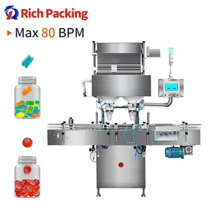 High Speed 16 Line Fully Automatic Vitamin Pectin Gummy Bear Milk Counter Candy Counting Machine