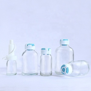 Bouteille en verre d'injection transparente de 7ml 10ml pour antibiotiques Bouteille de pénicilline 30ml 50ml 100ml Moule Bouteille en verre à baïonnette - Product Image 5