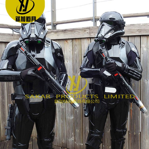 Costumes personnalisés de soldats blancs de la guerre des étoiles Cosplay adulte mascotte super héros fers mans costumes de robot à vendre - Product Image 5