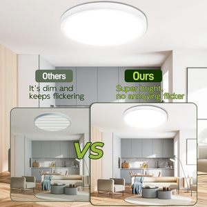 โคมไฟเพดาน LED โมเดิร์น 16W 22W 30W 50W สำหรับห้องนอน ห้องนั่งเล่น ตกแต่งบ้าน ติดตั้งบนพื้นผิว - Product Image 3
