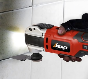 Perangkat berosilasi, 20V bertenaga baterai tanpa kabel 6 kecepatan variabel 3 ° sudut berosilasi untuk kayu - Product Image 3