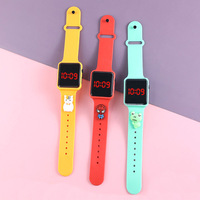 Montre Digitale LED Dessin Animé Enfant, Cadeau Populaire pour Enfants, Montre Intelligente Mignonne pour l'École, pour Garçons et Filles