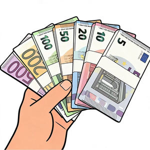 Billetes de Banco de Alta Calidad, Libras Esterlinas, Euros, Dólares, Accesorios Realistas de Papel para Fiestas de Navidad, Pascua y Halloween - Product Image 2