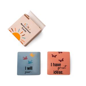 Cartes de soulagement <span class=keywords><strong>d</strong></span>'anxiété de méditation de soins personnels de papier mat de sortie <span class=keywords><strong>d</strong></span>'usine cartes <span class=keywords><strong>d</strong></span>'affirmation avec le <span class=keywords><strong>livret</strong></span> de citation inspirante - Product Image 3