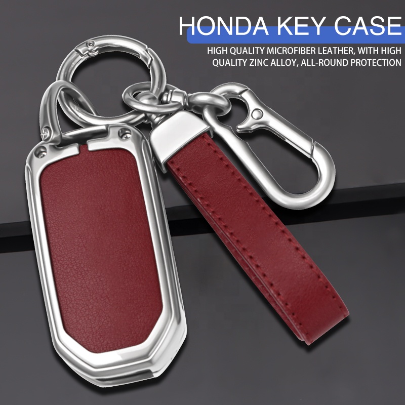 CM Brand Zinc Alloy Car Key Cover Case (Model: CM000) - Protective Metal Fob Shell for Honda Vehicle