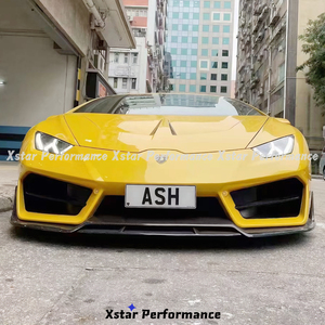 Lèvre avant en fibre de carbone sèche de style Xstar Performance pour Lamborghini <span class=keywords><strong>Huracan</strong></span> LP580 - Product Image 2